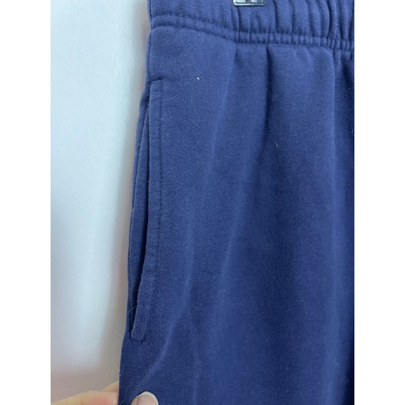 Kut from the Kloth KUT/SO Navy Blue Cozy Fleece Boyfriend Fit Sweatpants L Loung - Picture 4 of 9